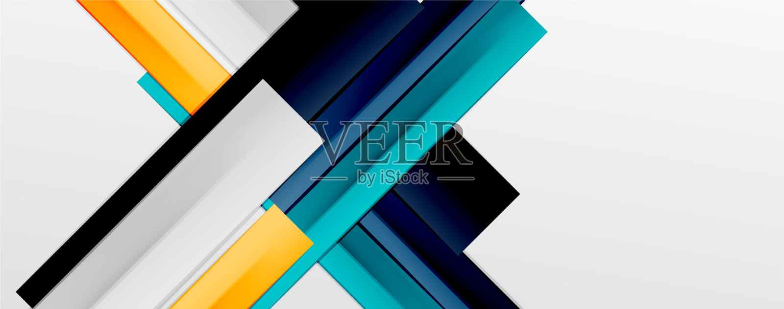 色彩抽象线条新潮几何背景插画图片素材