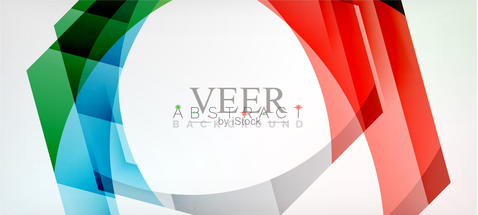 透明六边形几何形状抽象插画图片素材