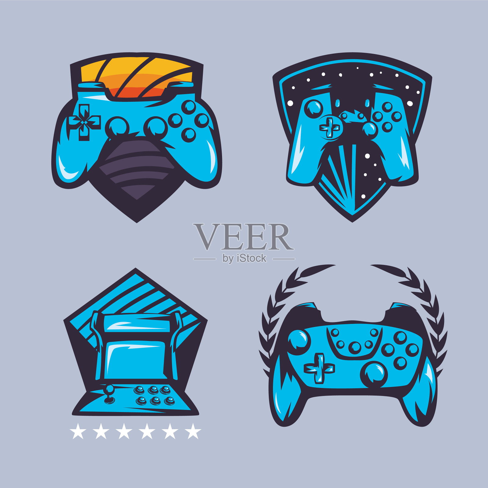 设置电子游戏标签图标素材