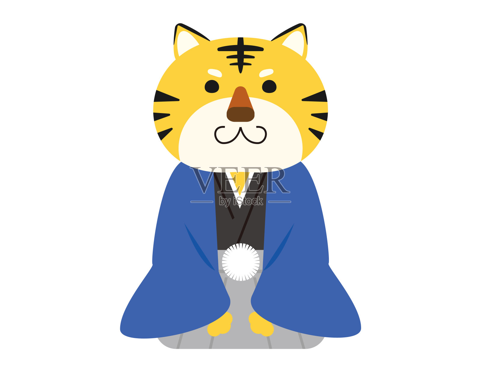 年卡插图材料。插画图片素材