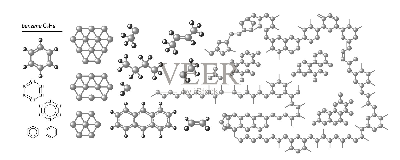 化学成分插画图片素材
