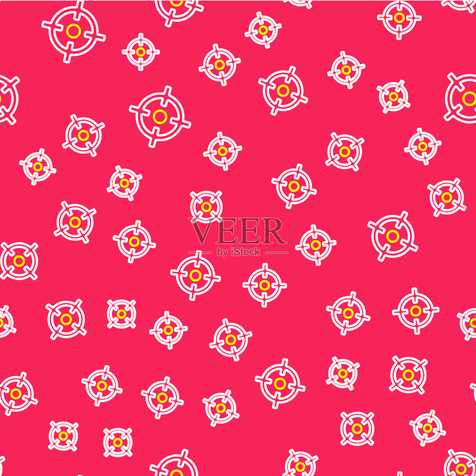 线目标运动图标隔离无缝模式插画图片素材