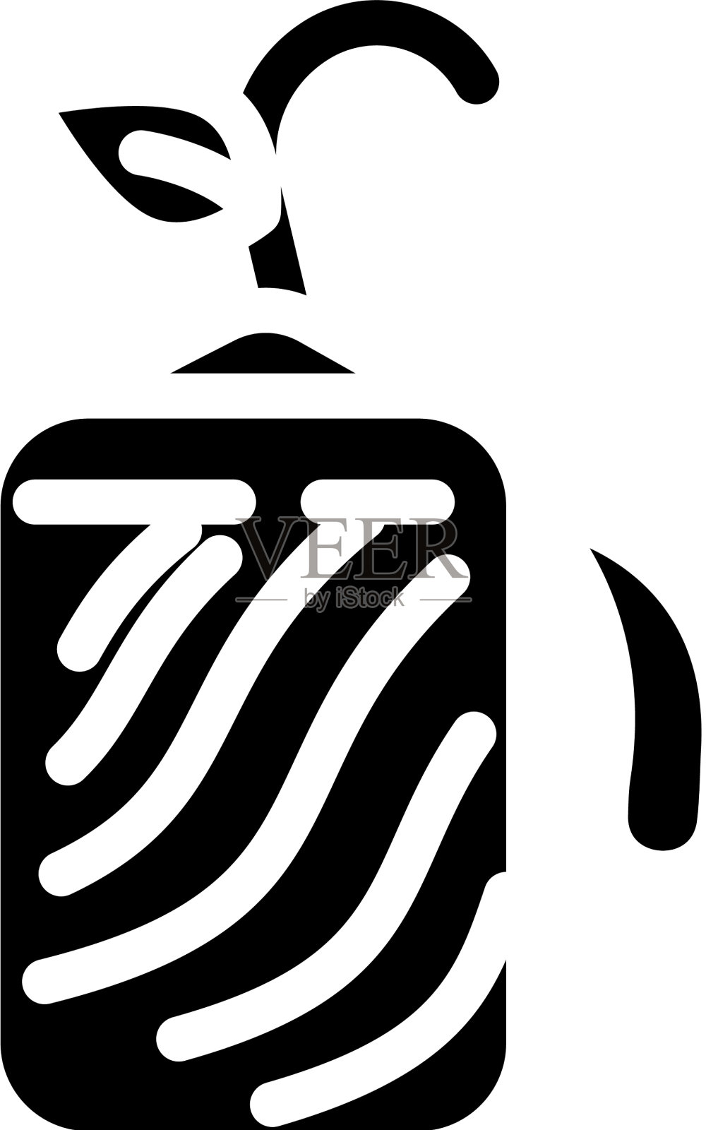 苗板泥炭字形图标插画图片素材