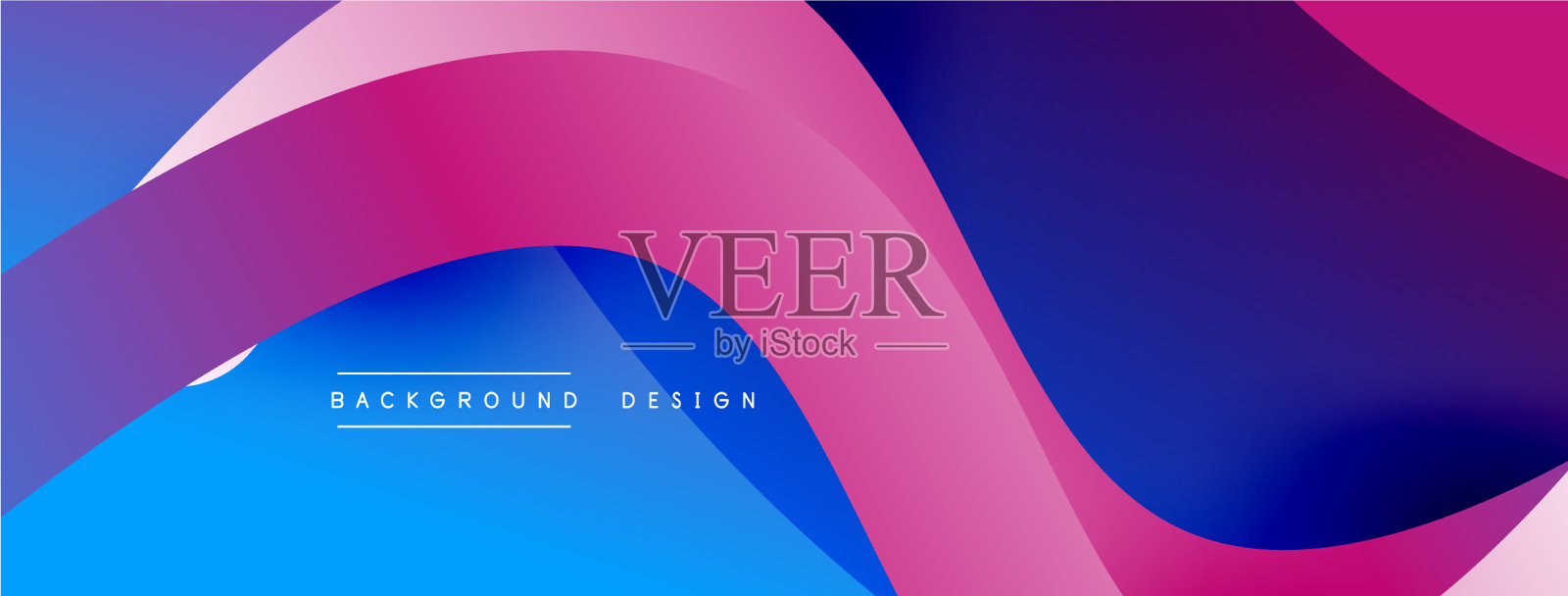 抽象交叠线和圆几何插画图片素材