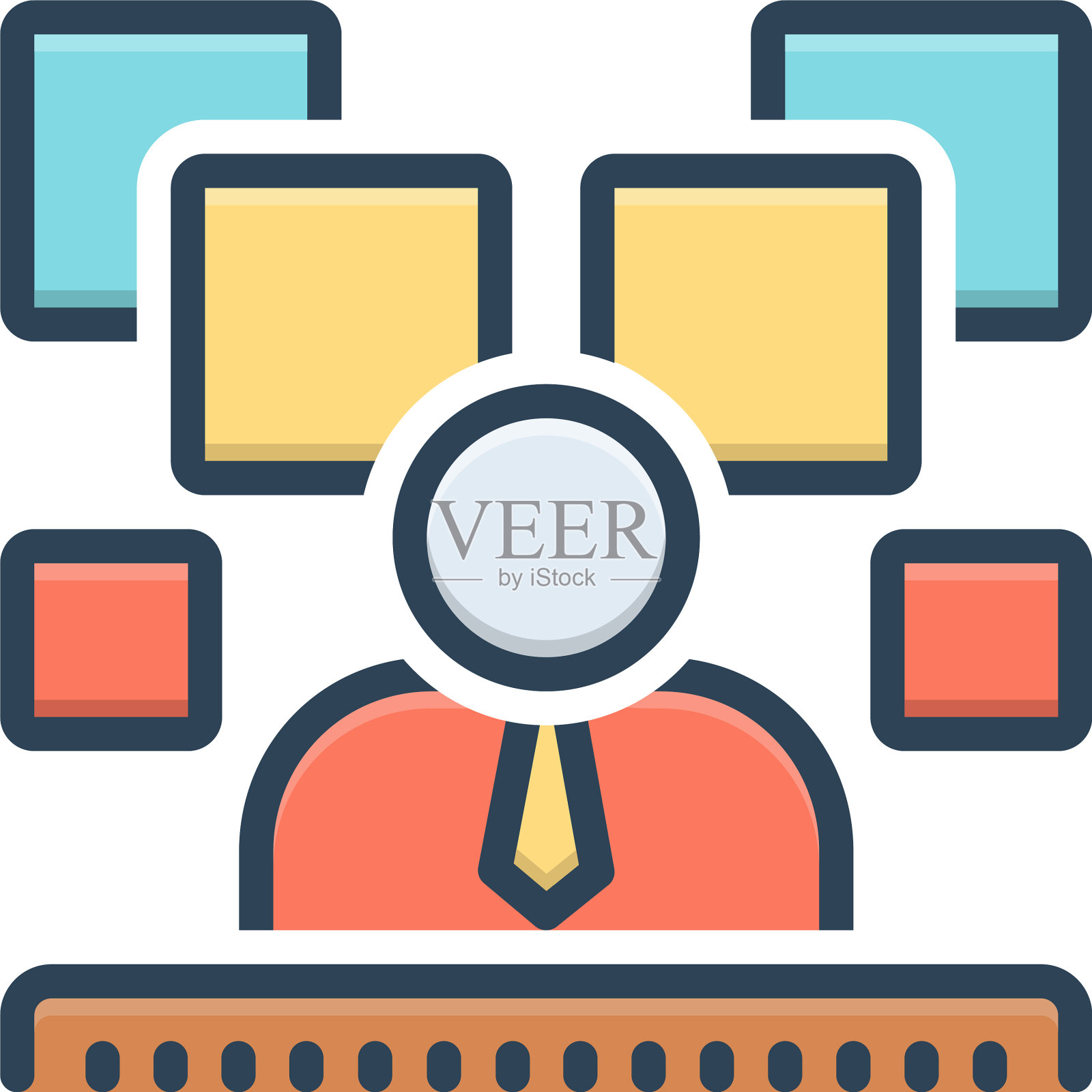 解释者图标素材