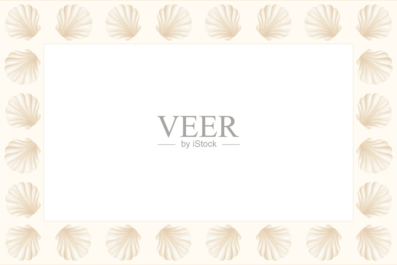 现成的夏季框架模板从现实插画图片素材