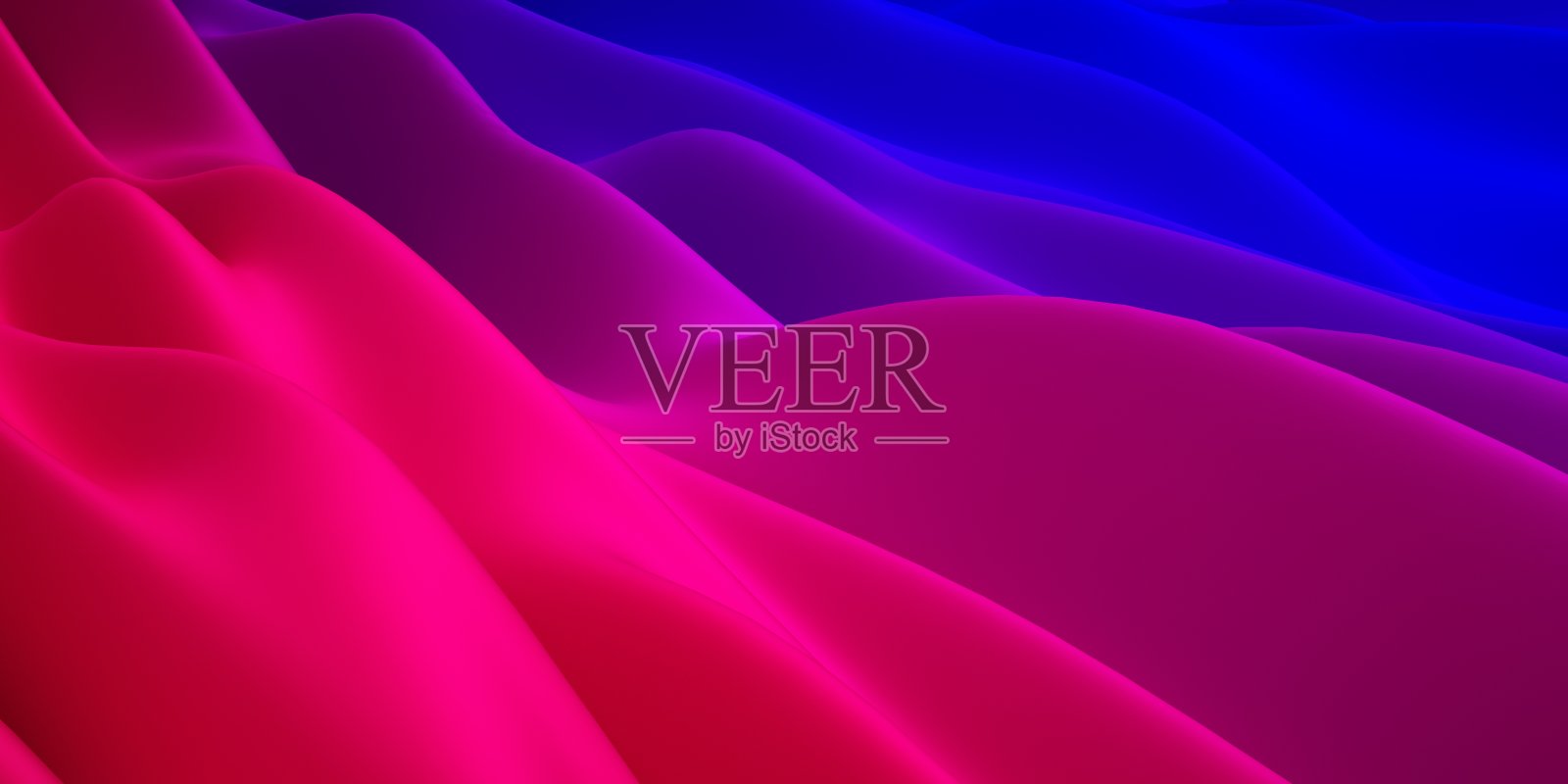 3D渲染-波。照片摄影图片