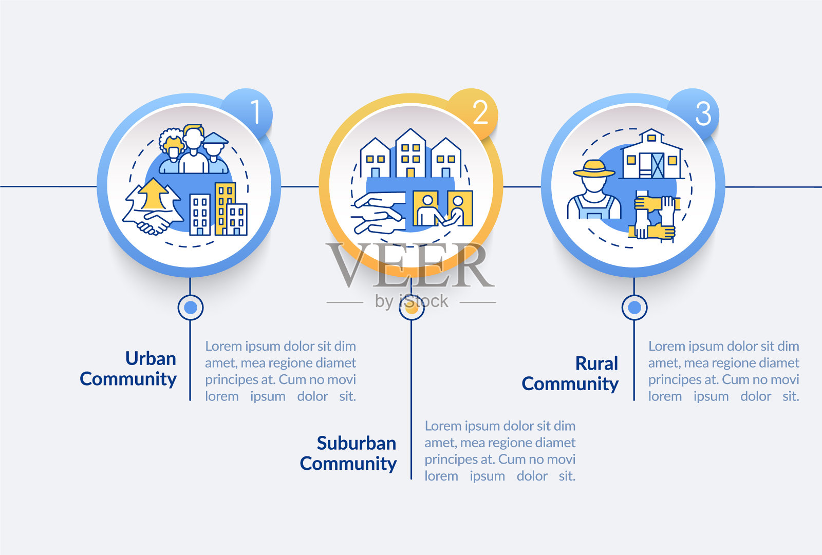 社会类型信息图表模板插画图片素材