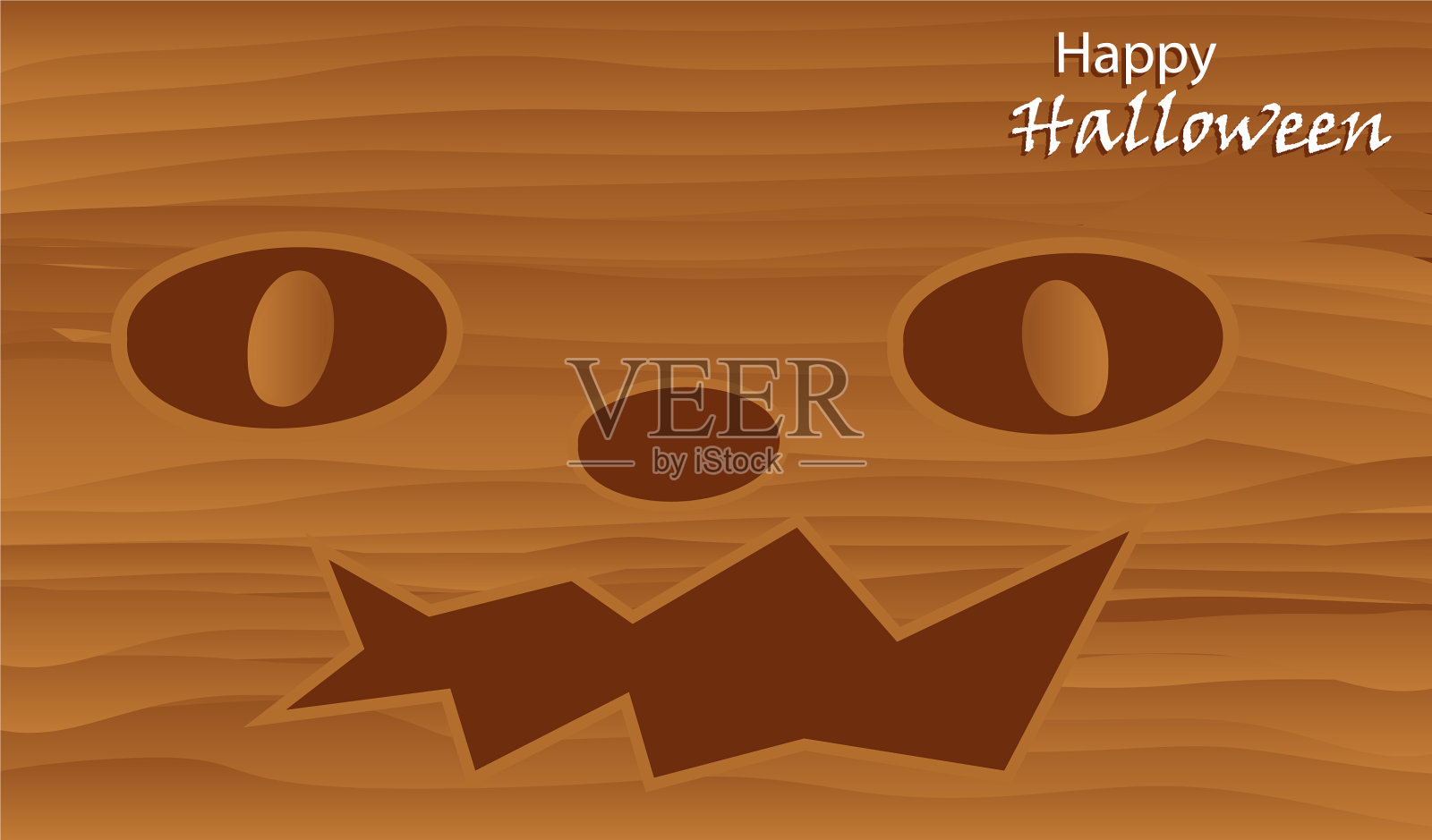 南瓜万圣节快乐插画图片素材