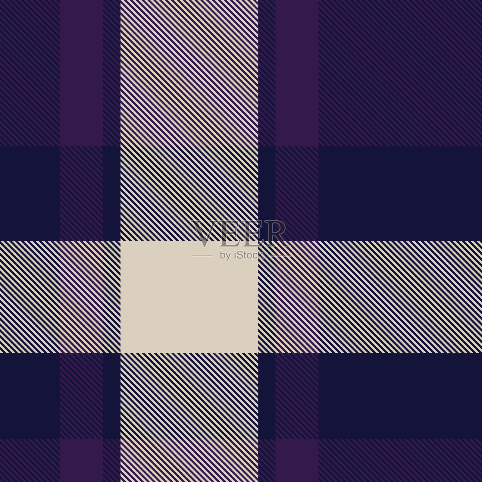 紫色不对称格子纹理无缝图案插画图片素材