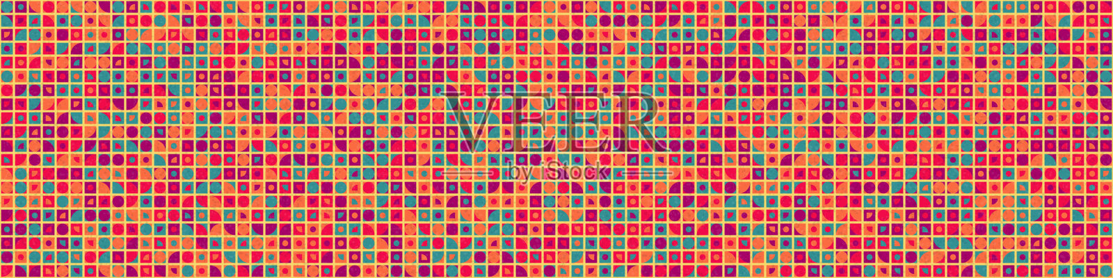 抽象几何图形生成计算艺术插图插画图片素材