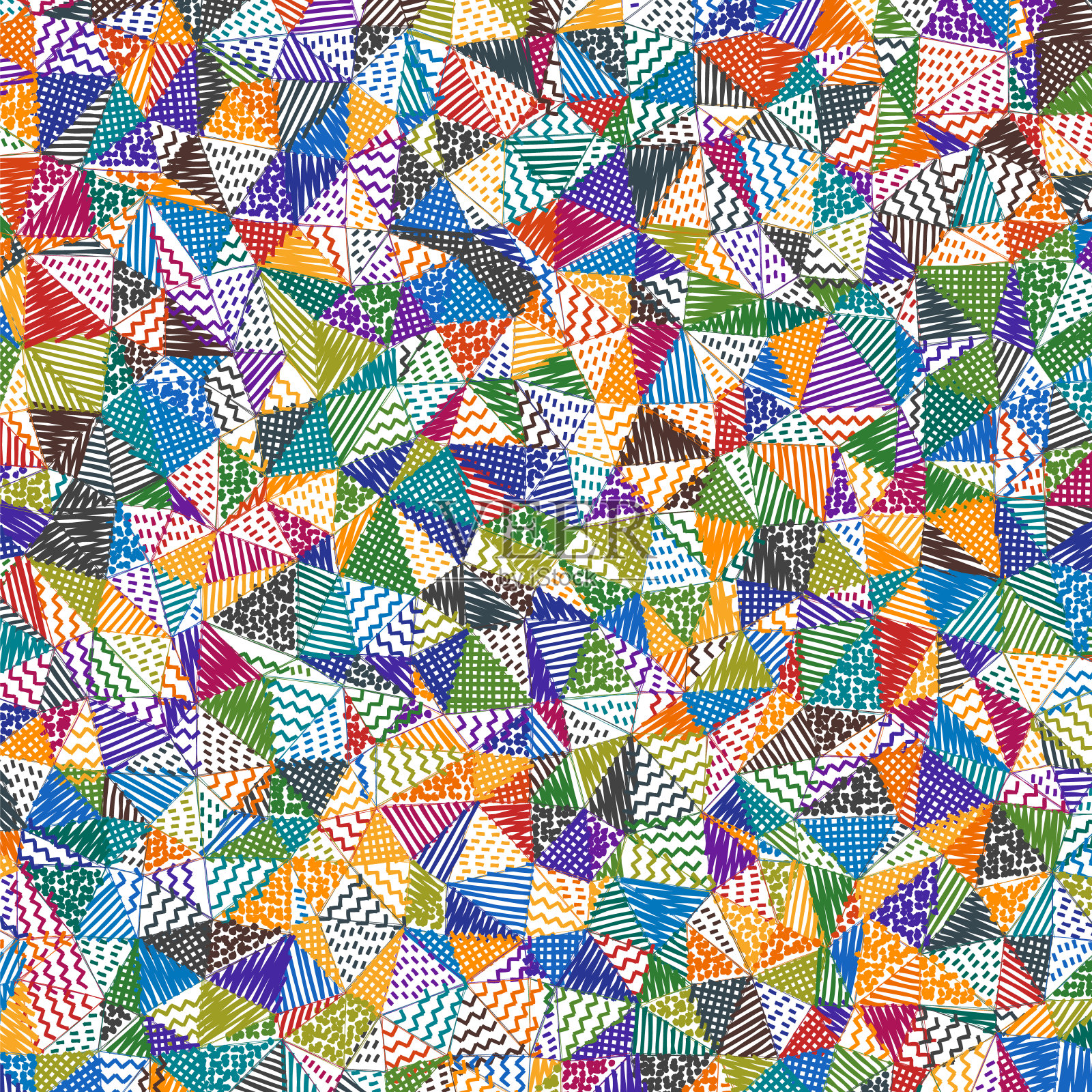 低多边形草图背景。插画图片素材