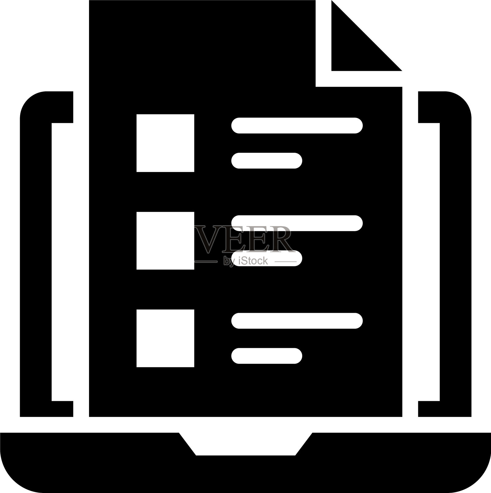 可用性评估的风格图标素材