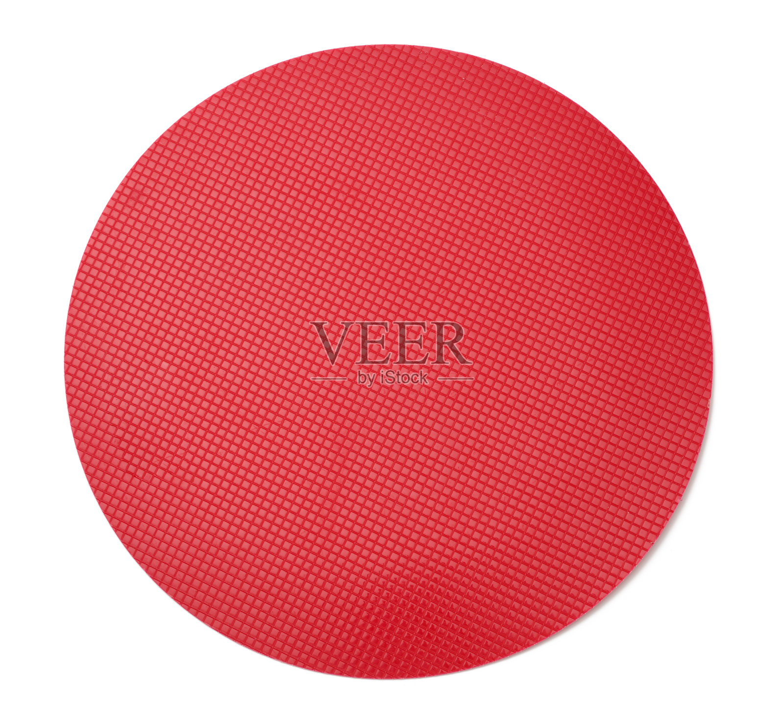 空红色塑料纹理蛋糕盘白色孤立的背景照片摄影图片