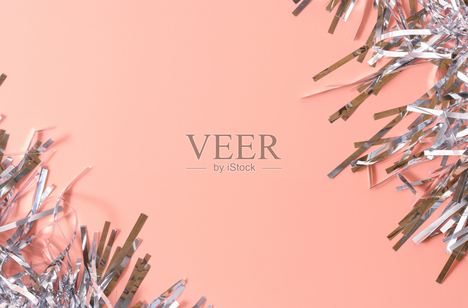 空白的一张新年晚会的邀请照片摄影图片