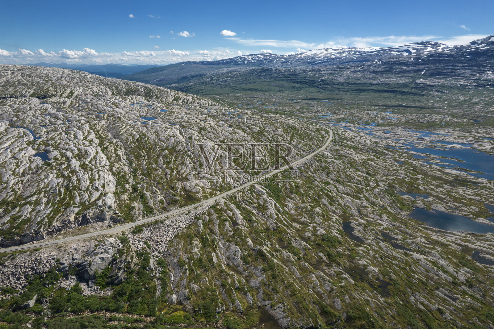 Nordland县,挪威。Saltfjellet Svartisen国家公园。照片摄影图片