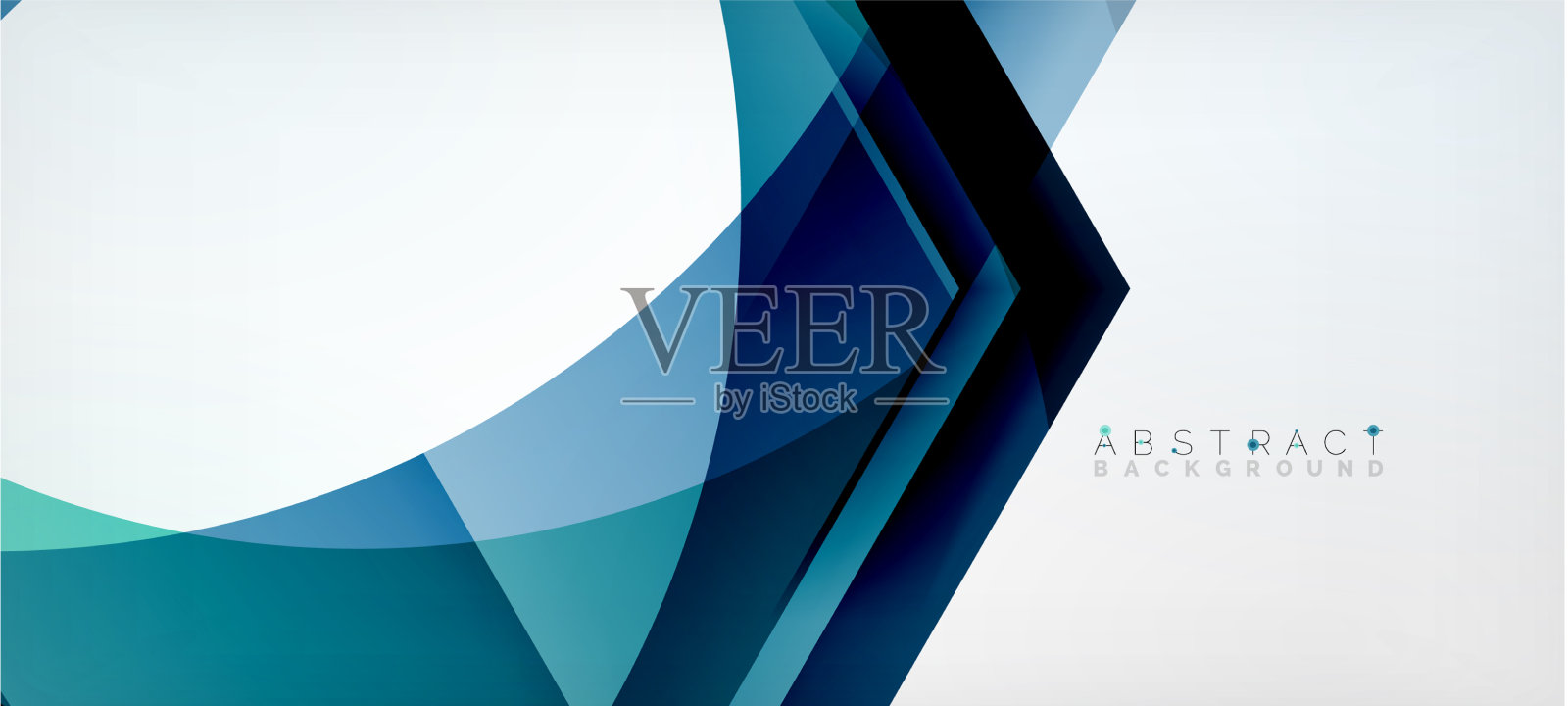 透明六边形几何形状抽象插画图片素材