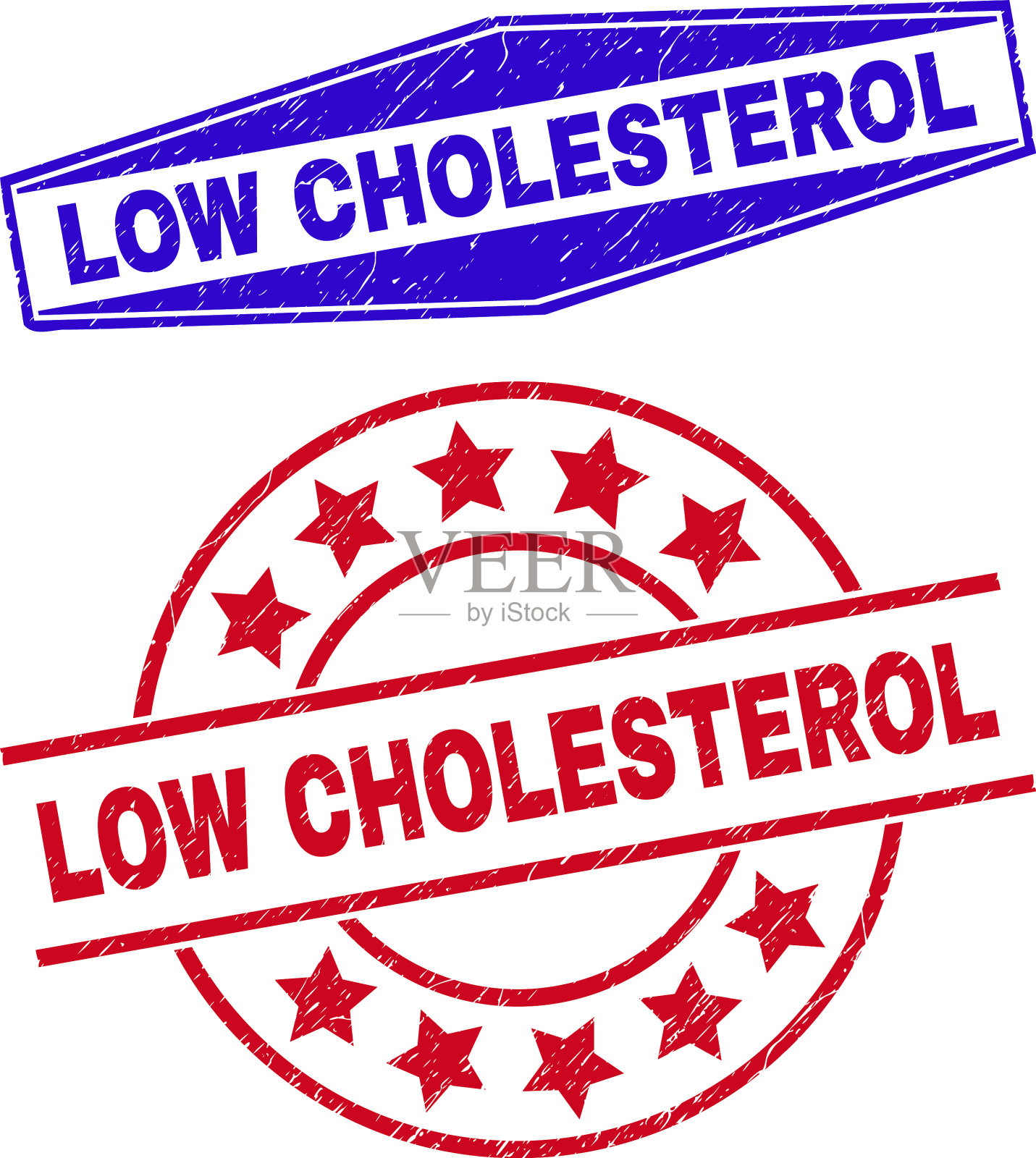 低胆固醇不洁印章圆圈和插画图片素材