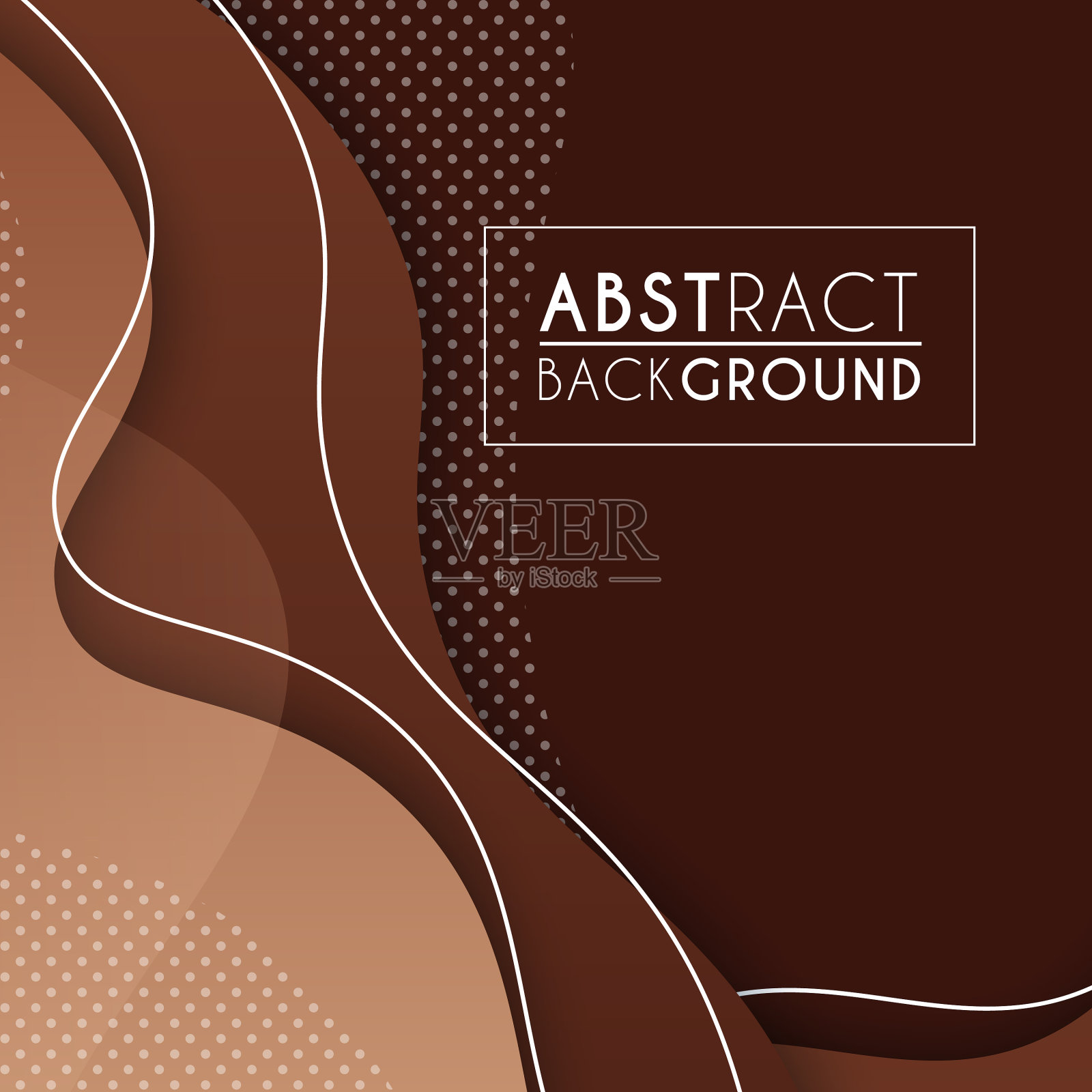 彩色液体和几何背景插画图片素材