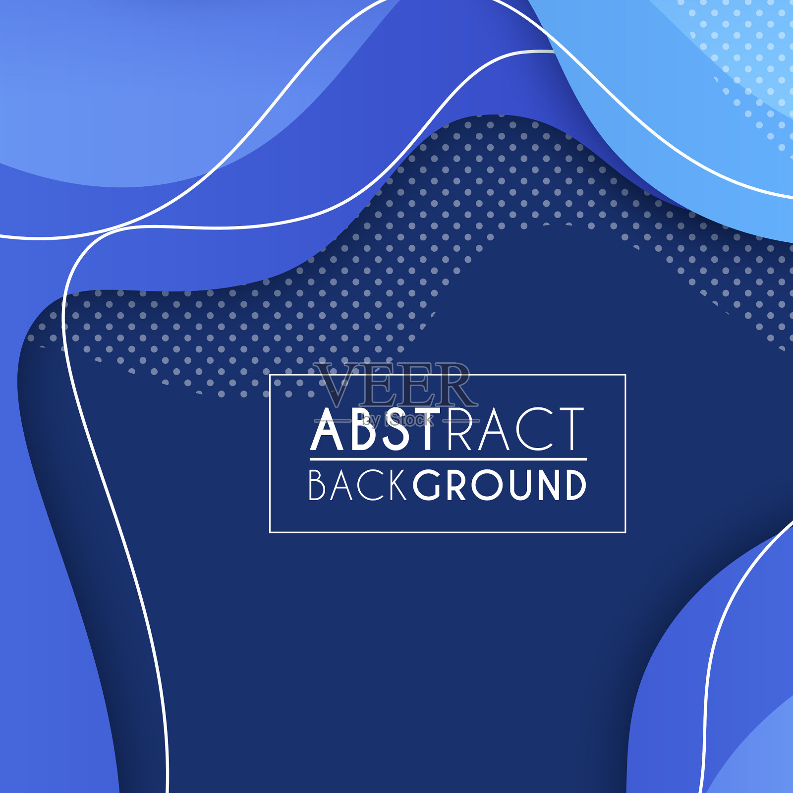 彩色液体和几何背景插画图片素材