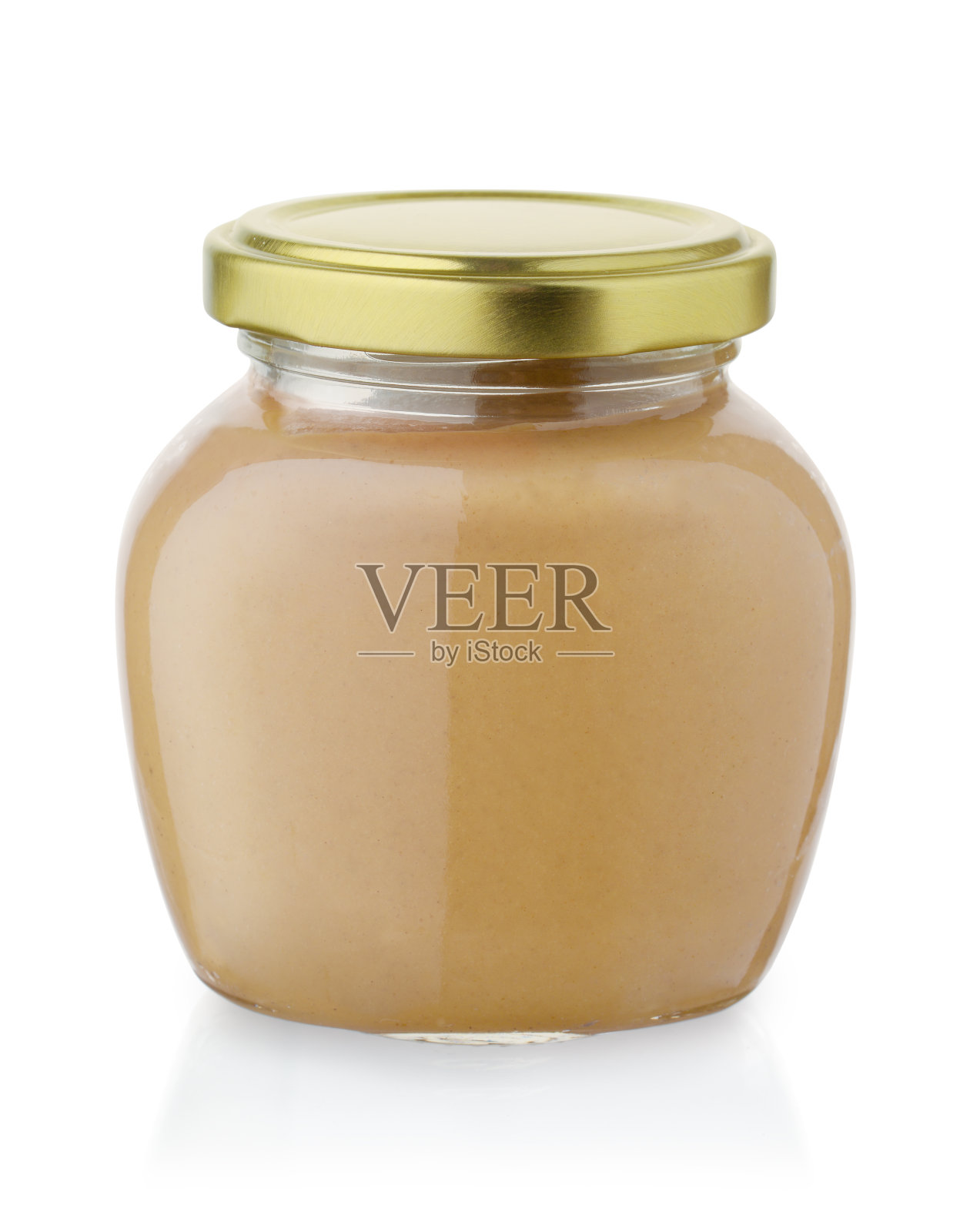 鹰嘴豆泥罐的正面照片摄影图片