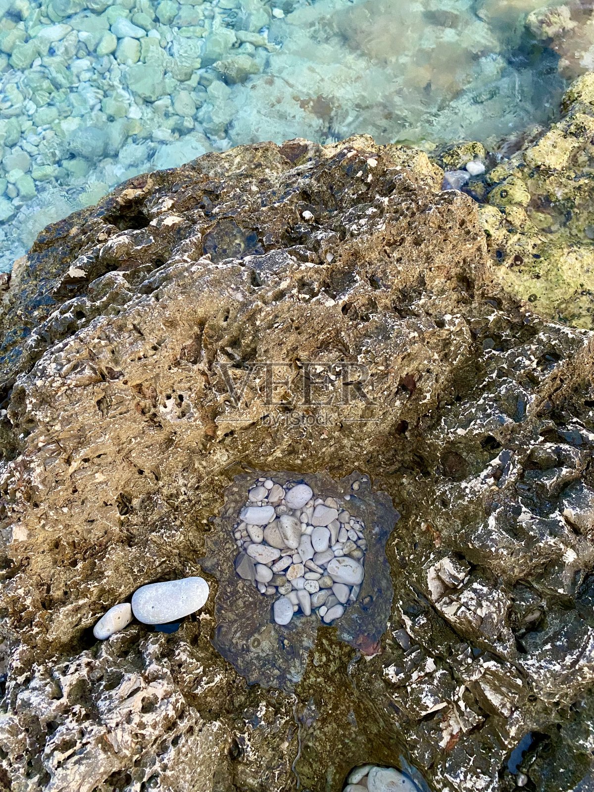 旅行的生活方式。伊斯特拉美丽的海岸线。照片摄影图片