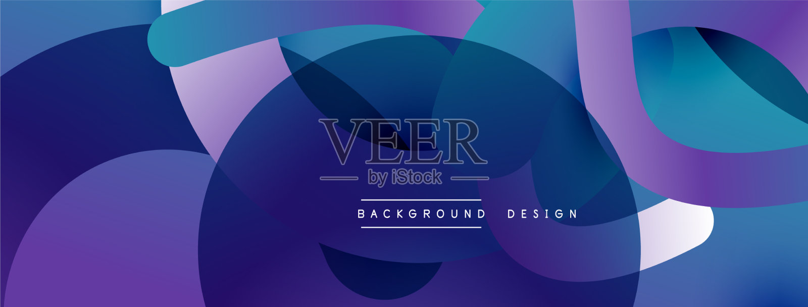 抽象交叠线和圆几何插画图片素材