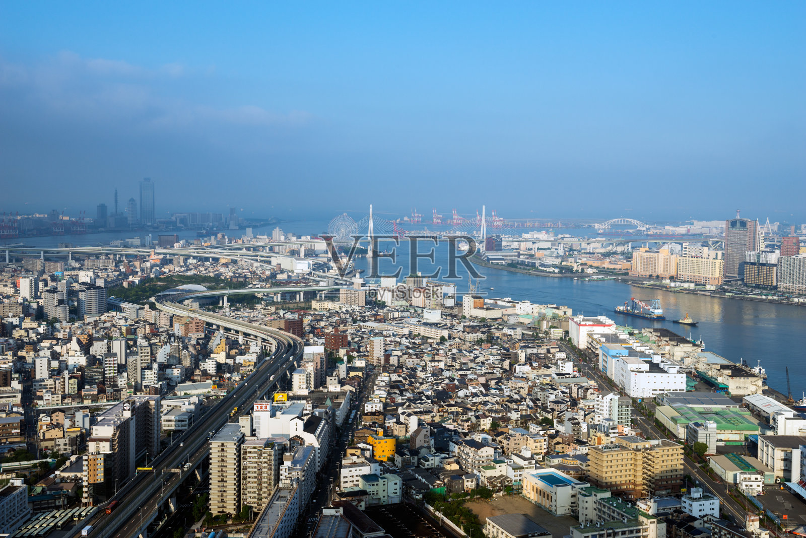 大阪港区市景照片摄影图片