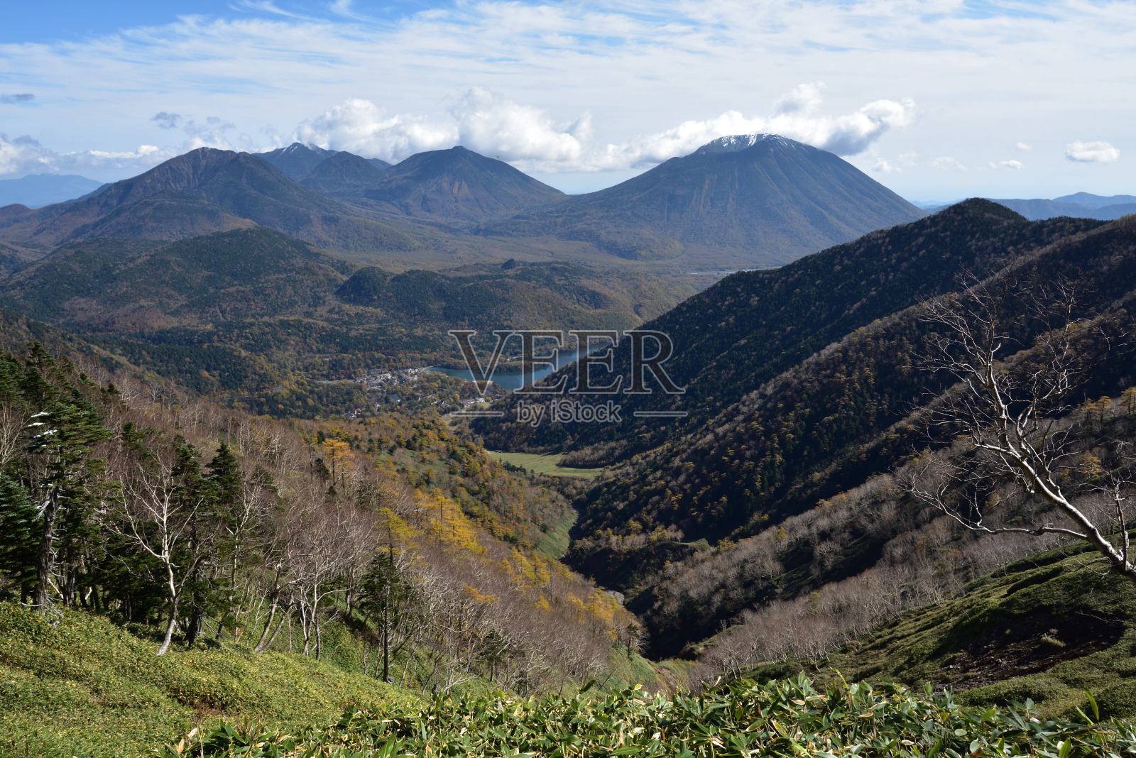 日本枥木，从日光山本攀登到白根山照片摄影图片