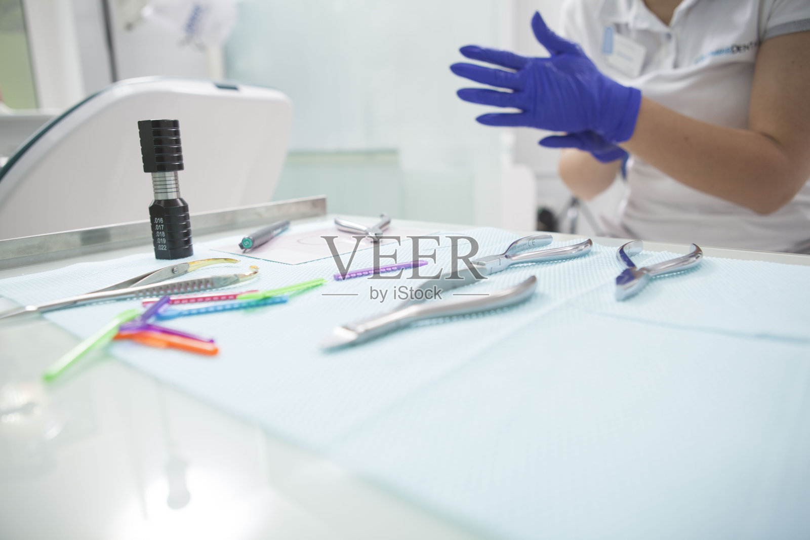 牙科诊所的牙科设备照片摄影图片