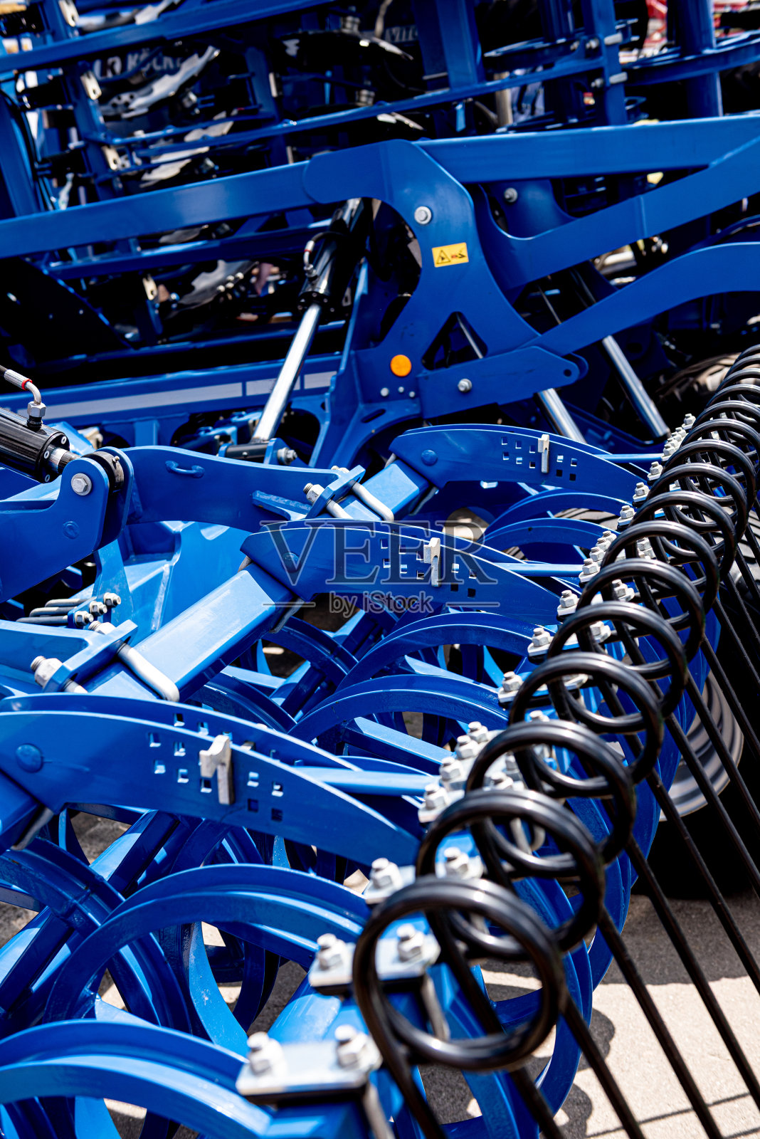 新型现代农业机械设备细节照片摄影图片