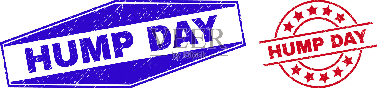 驼峰日在圆形和六边形上划了水印插画图片素材