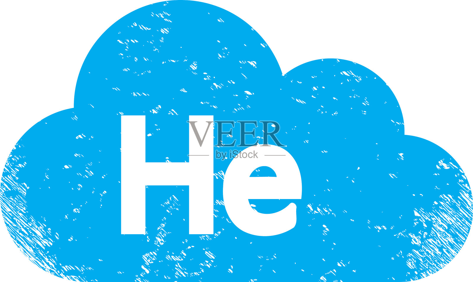 氦气划痕图标插画图片素材