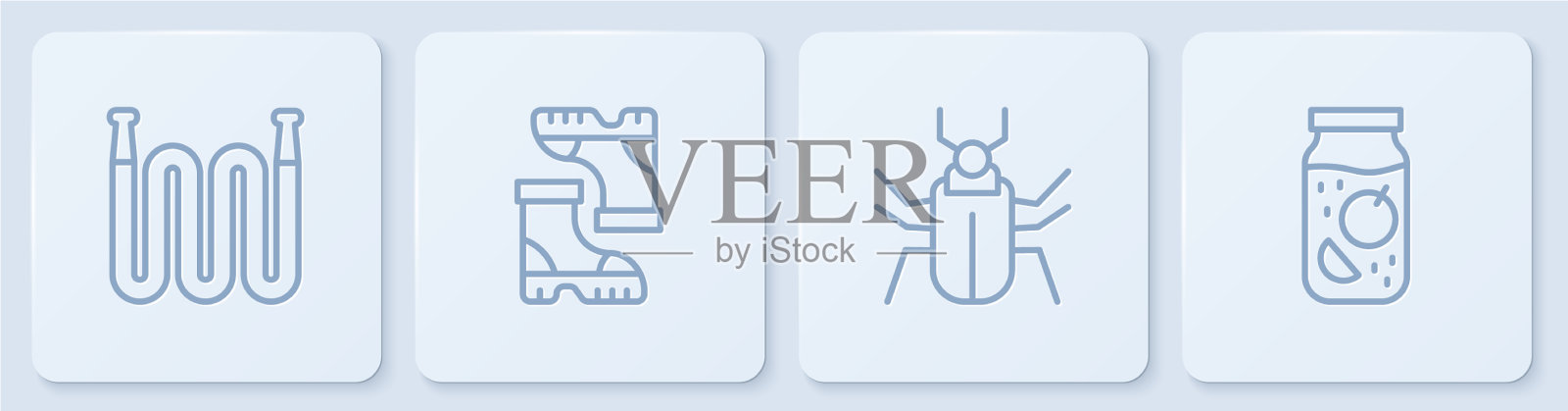 集行园林软管防虫飞防水图标素材