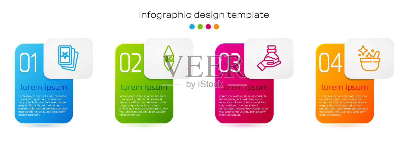 设三行塔罗牌法师术士瓶插画图片素材