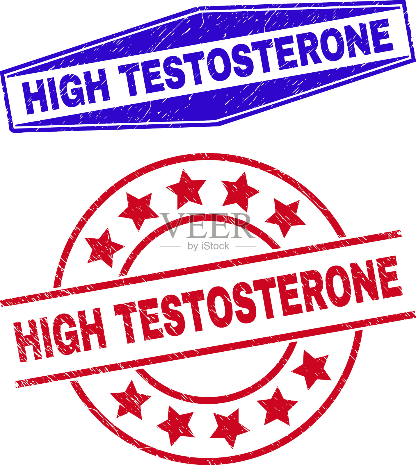 睾丸激素含量高，不洁的徽章插画图片素材