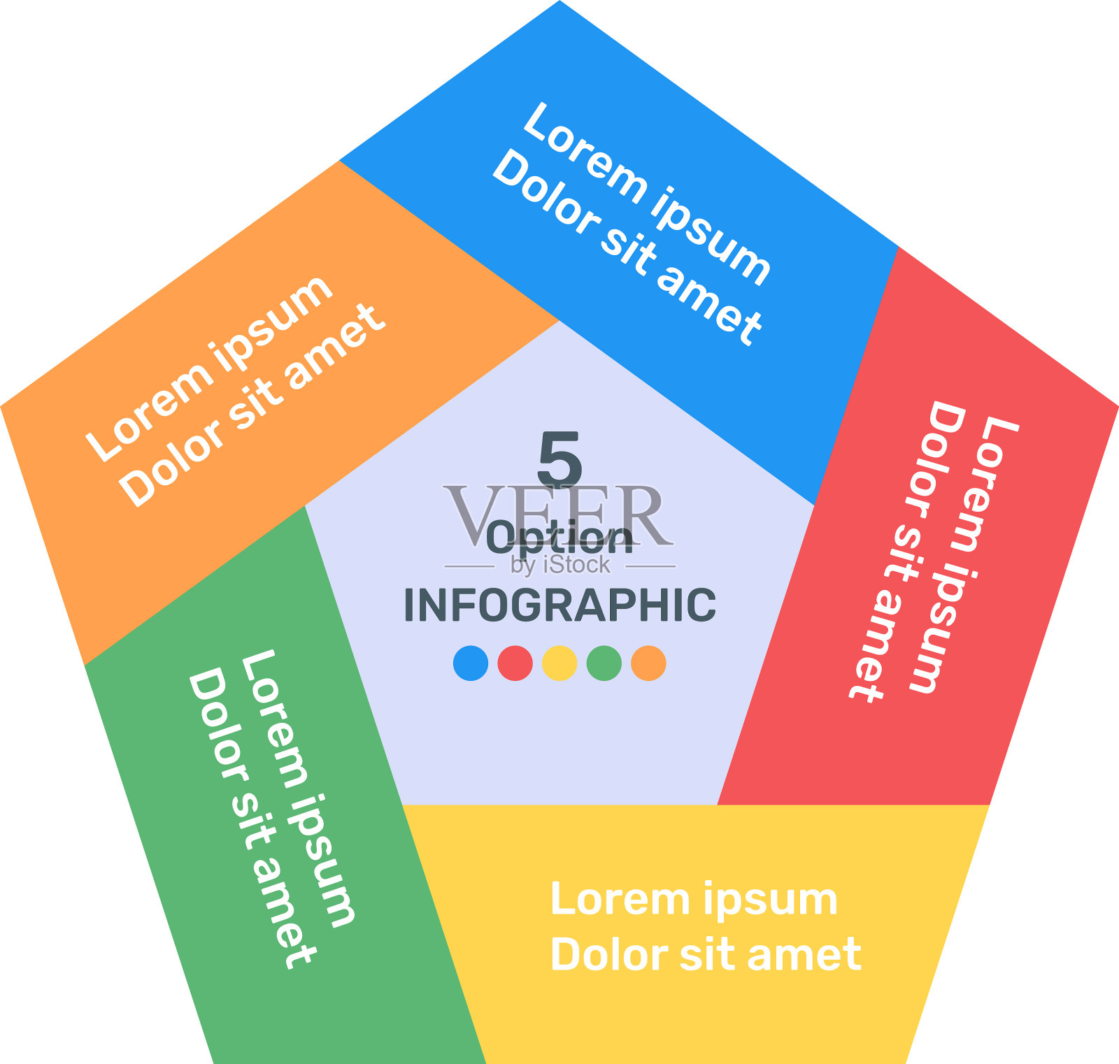 五图插画图片素材