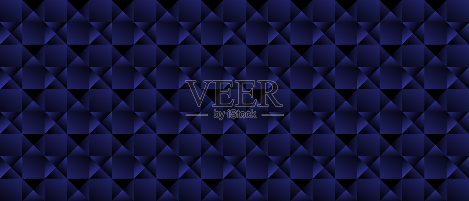 深蓝几何网格背景。现代深色抽象矢量纹理插画图片素材