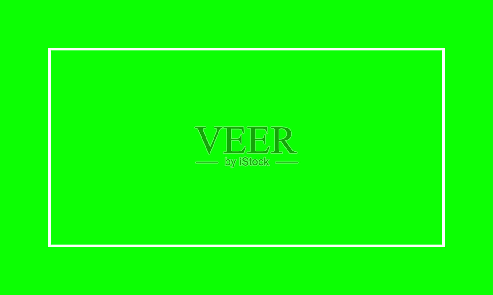 绿色屏幕模板设计，易于重用插画图片素材