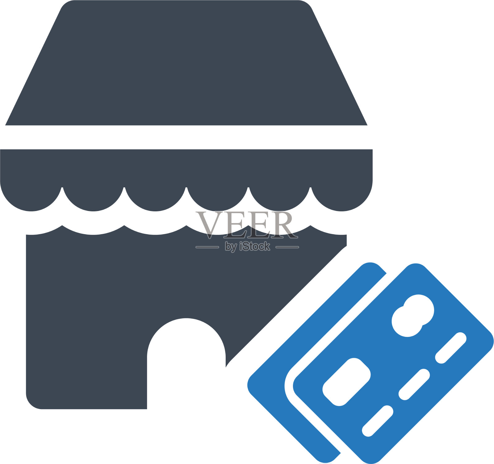 购物卡图标图标素材