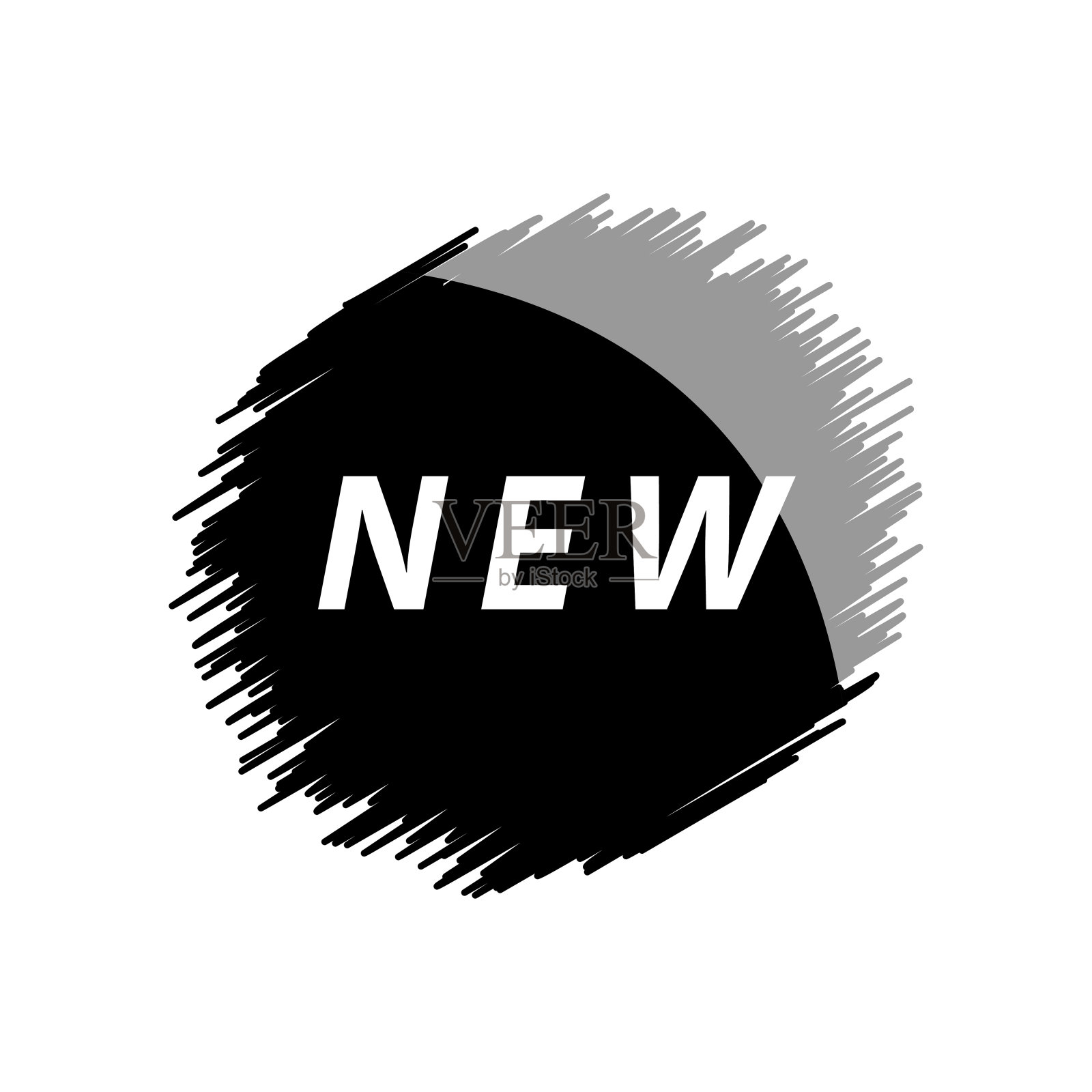 新标签插画图片素材