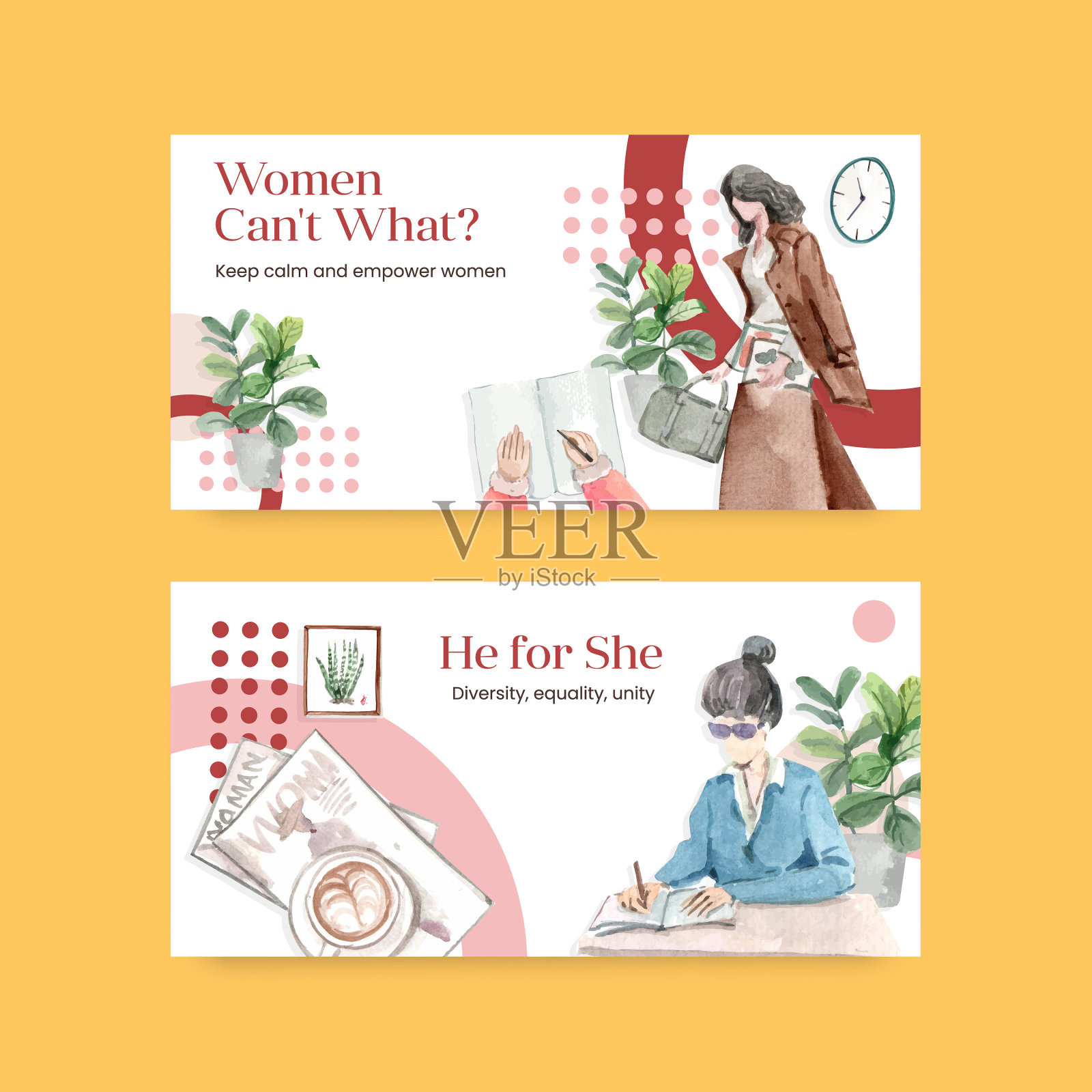 龙卷风模板与世界水日的概念插画图片素材