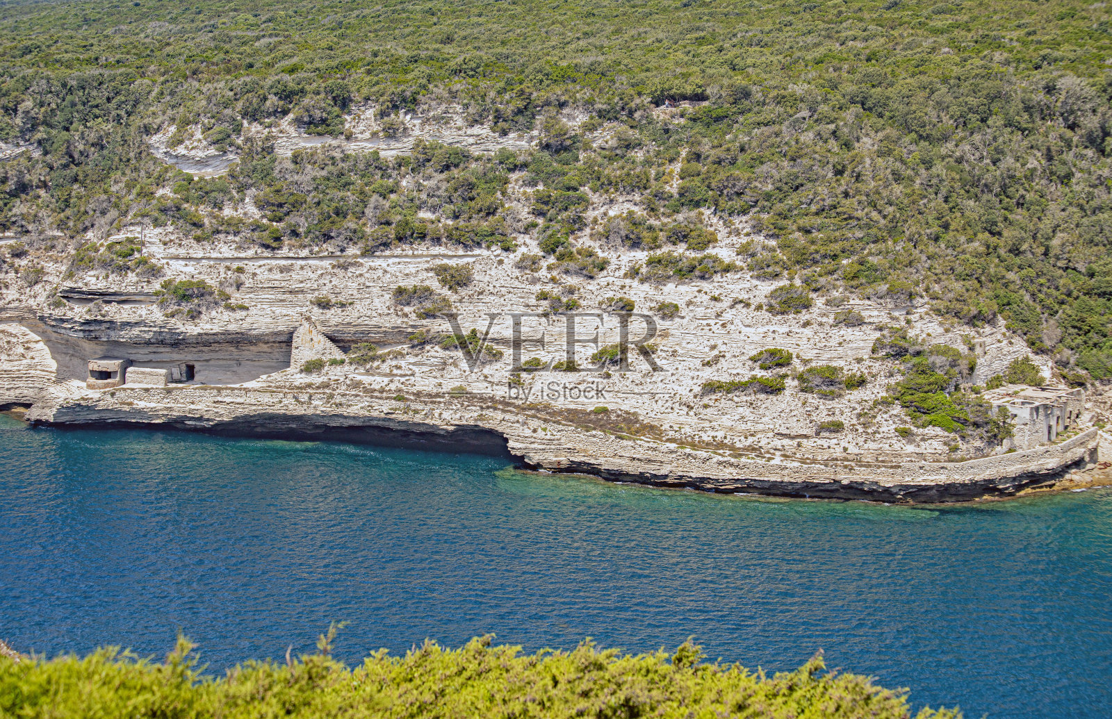 南科西嘉岛的博尼法西奥照片摄影图片