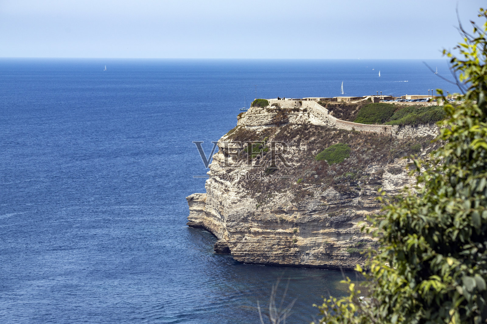 南科西嘉岛的博尼法西奥照片摄影图片