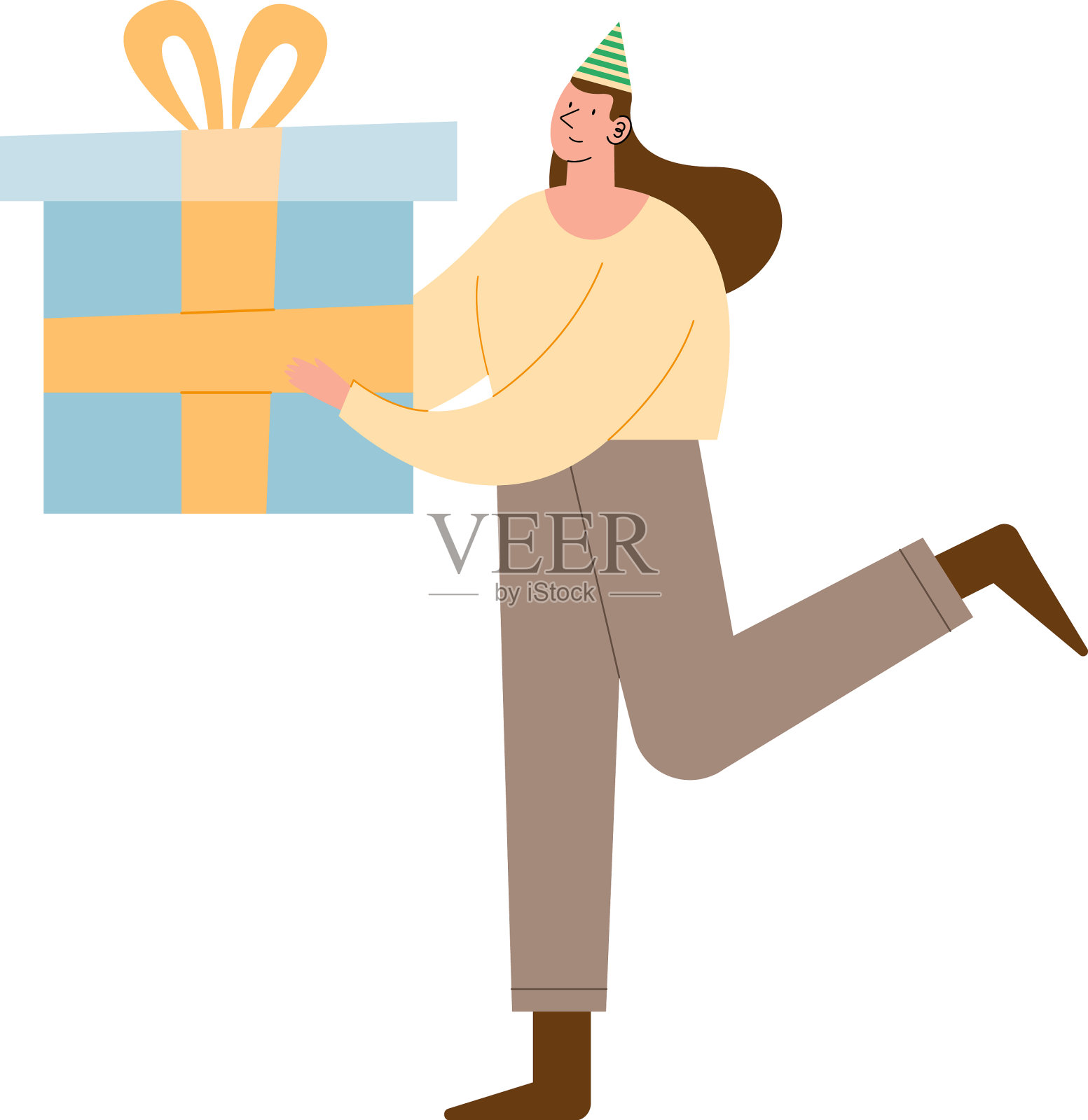 女人的礼物设计元素图片