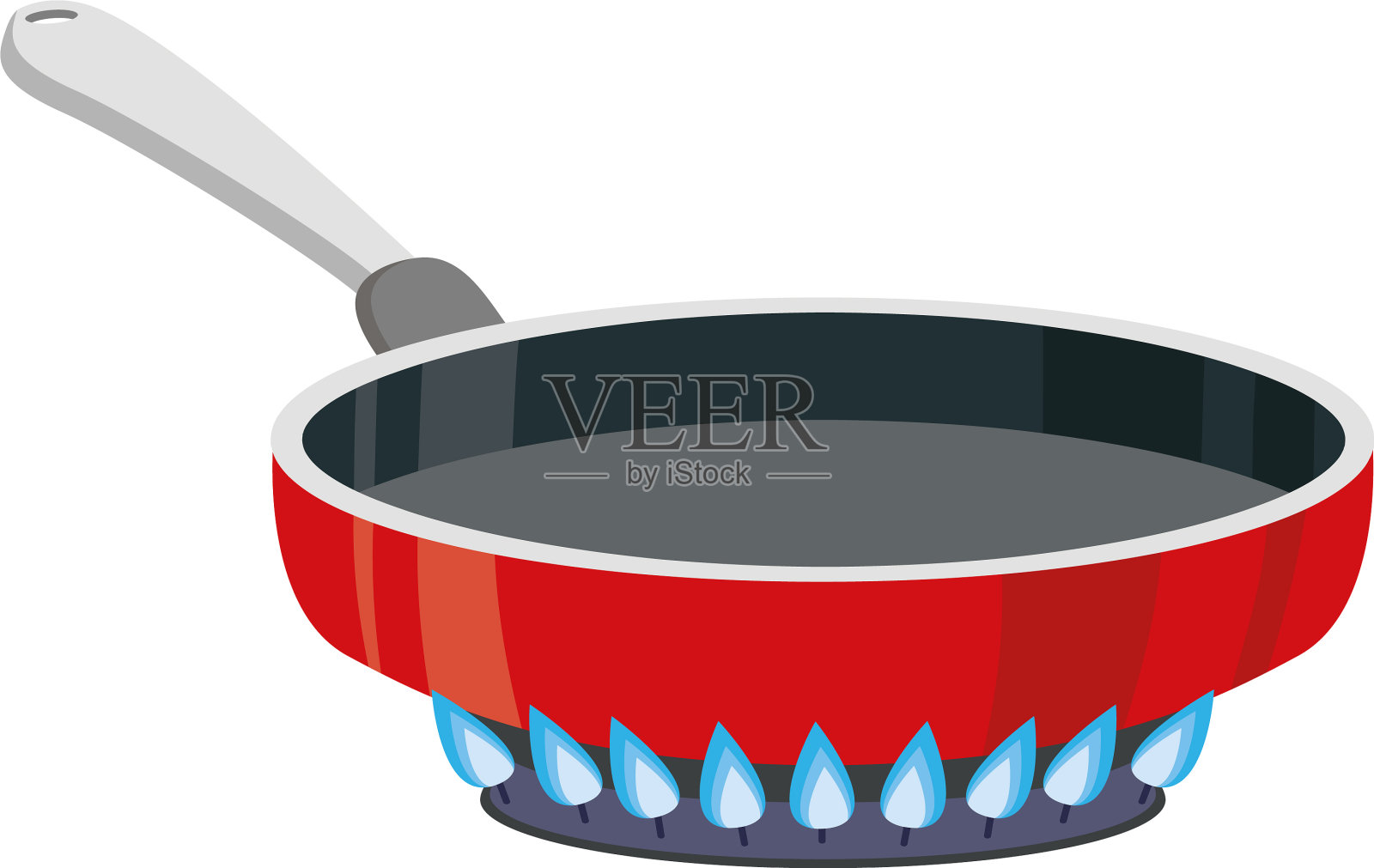 灶台上的锅设计元素图片