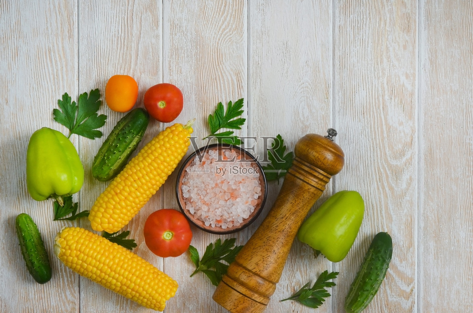 烹饪背景复制空间与配料菜单和食谱照片摄影图片