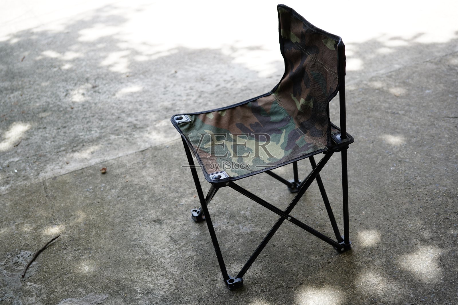 空折叠式露营椅照片摄影图片