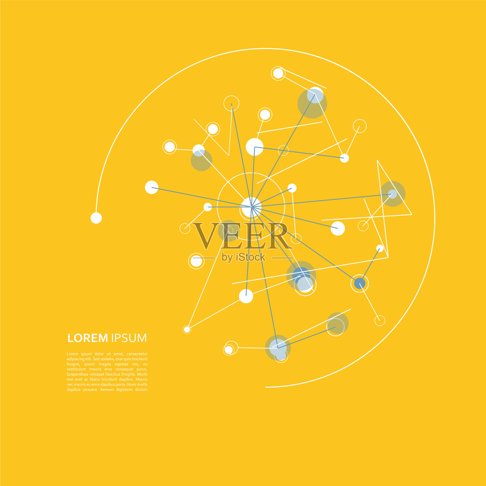 网络连接设计通信青色插画图片素材