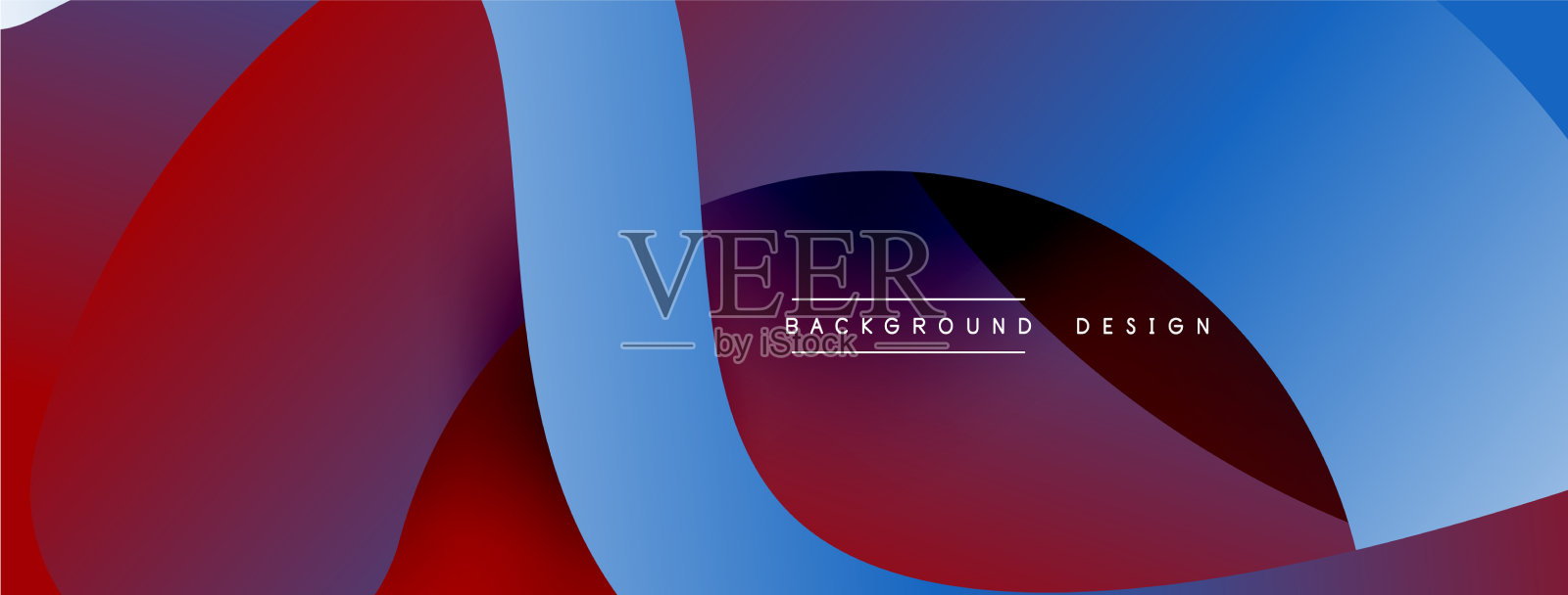 抽象交叠线和圆几何插画图片素材